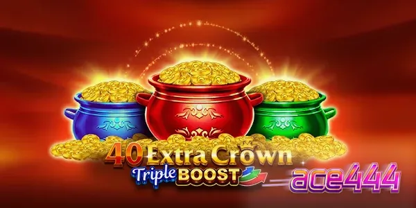 40 Extra Crown Triple Boost Golden Coins Link স্লট গেমের একটি দৃশ্য